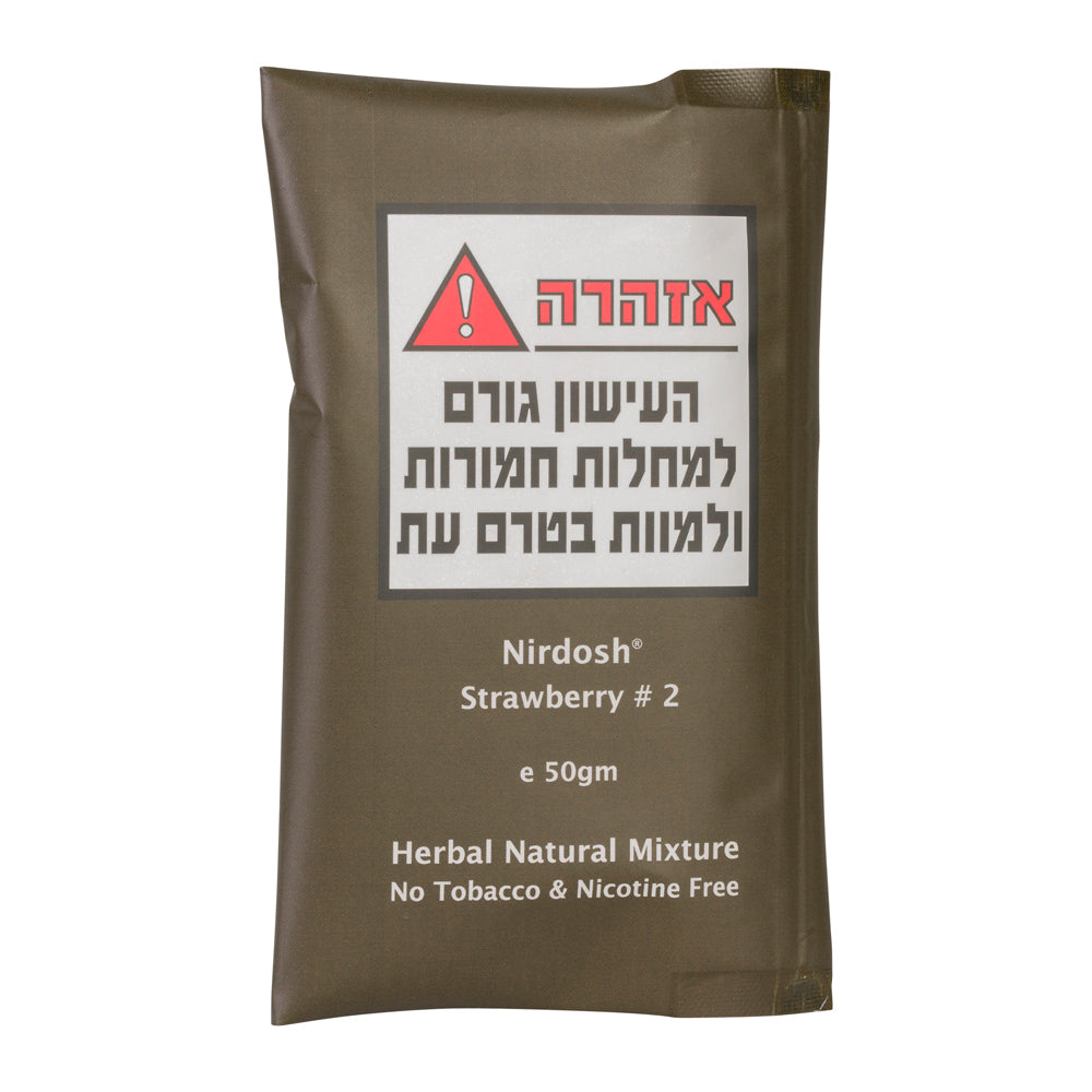 NIRDOSH תערובת צמחים לעישון ללא טבק וללא ניקוטין - 50 גרם