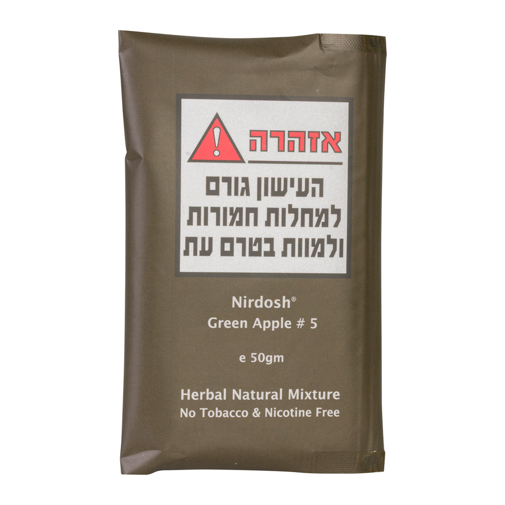 NIRDOSH תערובת צמחים לעישון ללא טבק וללא ניקוטין - 50 גרם