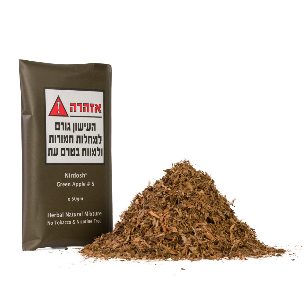 NIRDOSH תערובת צמחים לעישון ללא טבק וללא ניקוטין - 50 גרם